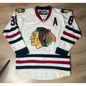 Reebok Chicago Blackhawks Kane 88 NHL Hockey Jersey‎ White Size 50